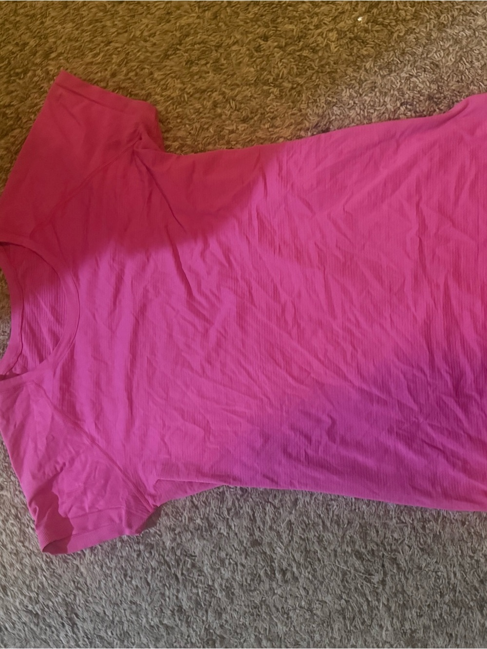 lululemon athletica Pink Short Sleeve Crew Tee